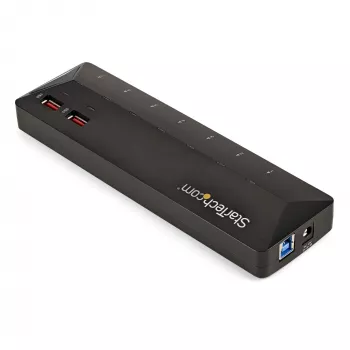 StarTech.com 7-pordiline USB 3.0 jaotur koos spetsiaalsete laadimisportidega - 2 x 2,4 A porti~7-pordiline USB 3.0 jaotur (5 Gbit/s) koos spetsiaalsete laadimisportidega - 2 x 2,4 A porti