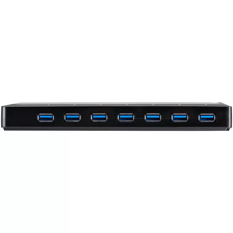 StarTech.com 7-pordiline USB 3.0 jaotur koos spetsiaalsete laadimisportidega - 2 x 2,4 A porti~7-pordiline USB 3.0 jaotur (5 Gbit/s) koos spetsiaalsete laadimisportidega - 2 x 2,4 A porti