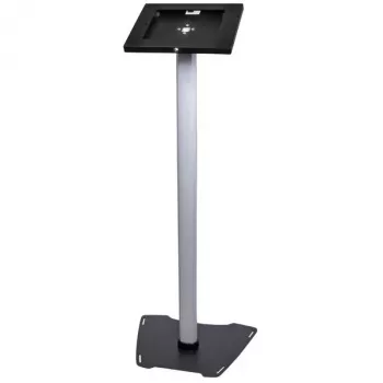 StarTech.com Secure Tablet Floor Stand - Anti-Theft, Must, Silver, Tablet, Multimeediumialus, Alumiinium, Plastik, Teras, 1.5 kg, 24.6 cm (9.7 tolli)