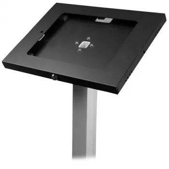 StarTech.com Secure Tablet Floor Stand - Anti-Theft, Must, Silver, Tablet, Multimeediumialus, Alumiinium, Plastik, Teras, 1.5 kg, 24.6 cm (9.7 tolli)
