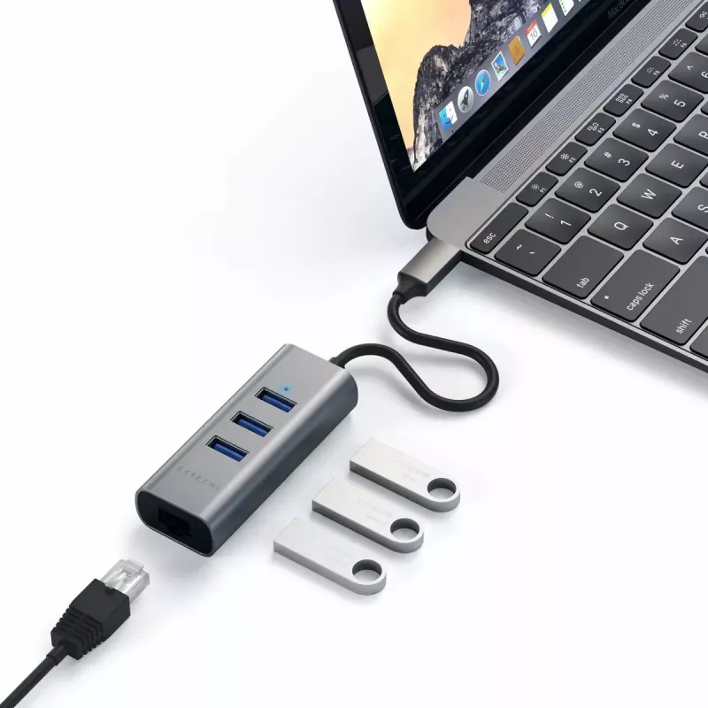 Sülearvuti dokk Satechi ST-TC2N1USB31AM