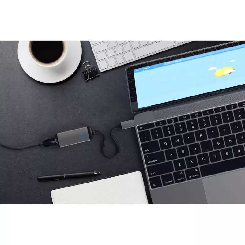 Liideseadapter Satechi ST-TCENM — hall, 23,1×62,9×13,9 mm, 1 tk, ühildub Windows/Chrome OS/macOS-iga