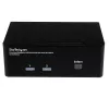 StarTech.com 2-pordiline kahe DisplayPortiga USB KVM-lüliti heli ja USB 2.0 jaoturiga