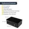 StarTech.com 2-pordiline kahe DisplayPortiga USB KVM-lüliti heli ja USB 2.0 jaoturiga