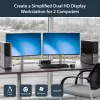 StarTech.com 2-pordiline kahe DisplayPortiga USB KVM-lüliti heli ja USB 2.0 jaoturiga