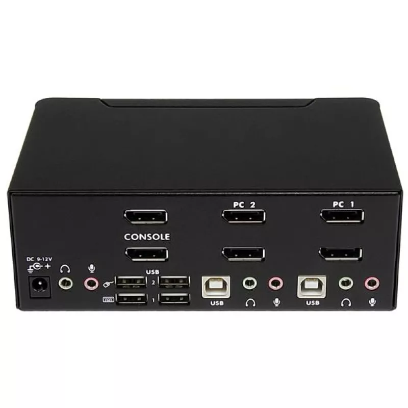StarTech.com 2-pordiline DisplayPort kahe monitori KVM-lüliti - 4K 60Hz