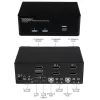 StarTech.com 2-pordiline DisplayPort kahe monitori KVM-lüliti - 4K 60Hz