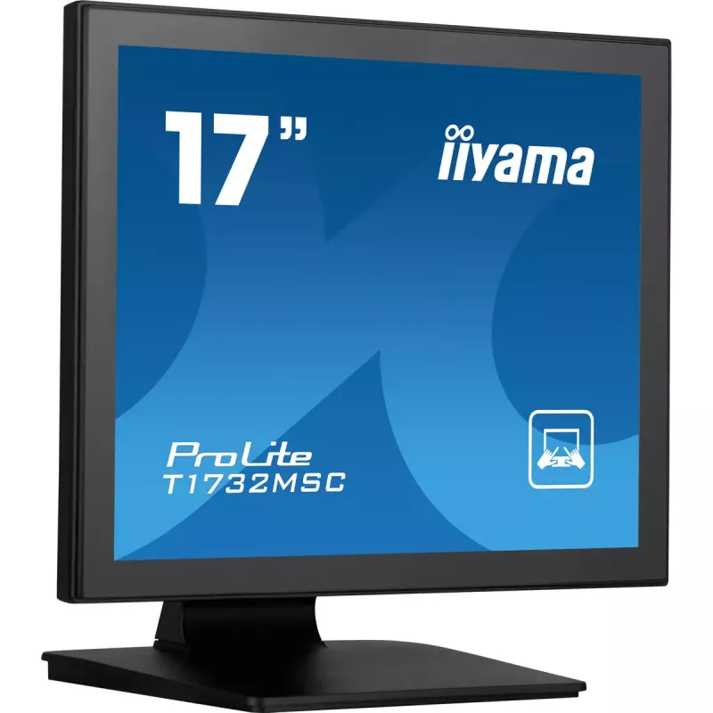 iiyama ProLite T1732MSC-B1SAG arvutimonitor 43,2 cm (17 tolli) 1280 x 1024 pikslit Full HD LED puuteekraan lauaarvuti must