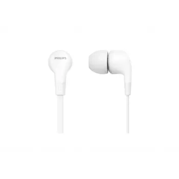 Philips TAE1105WT/00 kõrvaklapid/peakomplekt Juhtmega ühenduvus Kõrvasisene Muusika Valge
