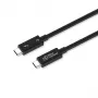 Microconnect TB3005 Thunderbolti kaabel 0,5 m 40 Gbit/s Must