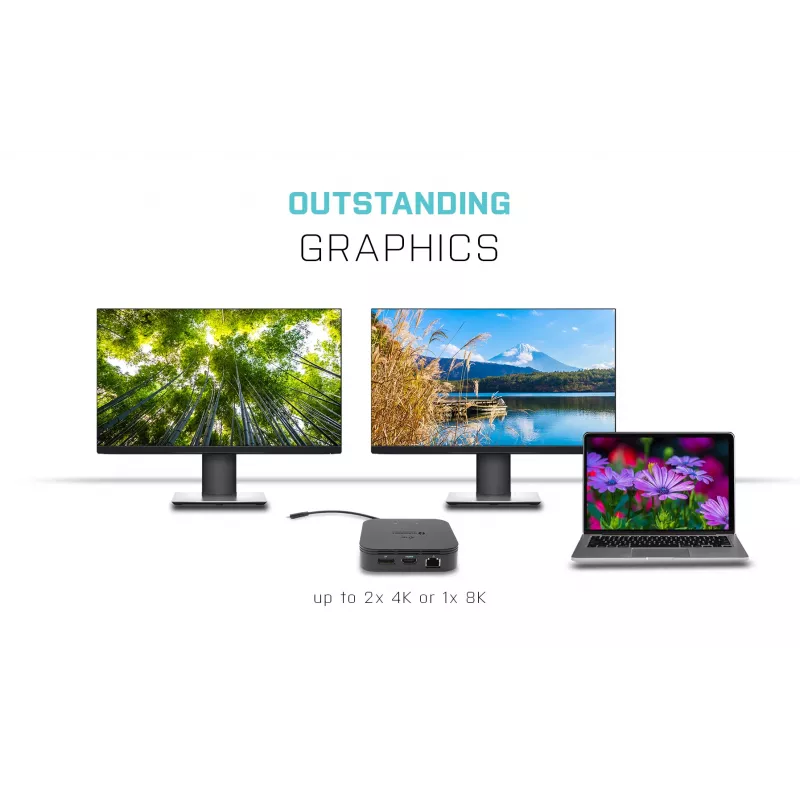 i-tec Thunderbolt 3 Travel Dock Dual 4K Display + Power Delivery 60W