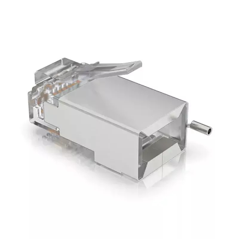 RJ45-pistik isane Ubiquiti UISP-Connector-SHD hõbedane 100 tk