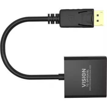 Video adapter DisplayPort VGA Vision TC-DPVGA/BL