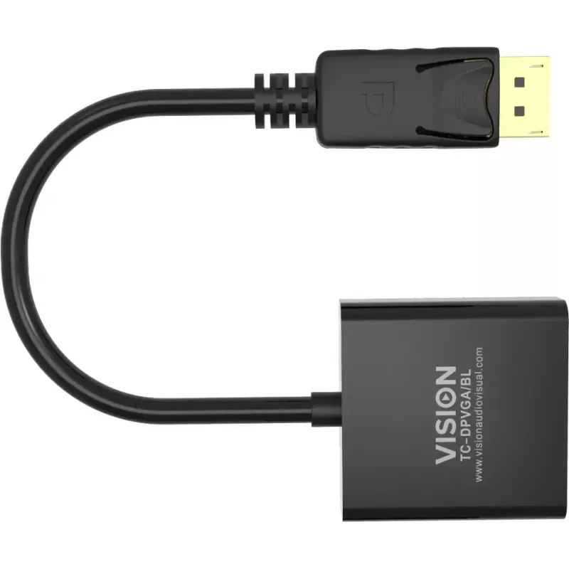 Video adapter DisplayPort VGA Vision TC-DPVGA/BL