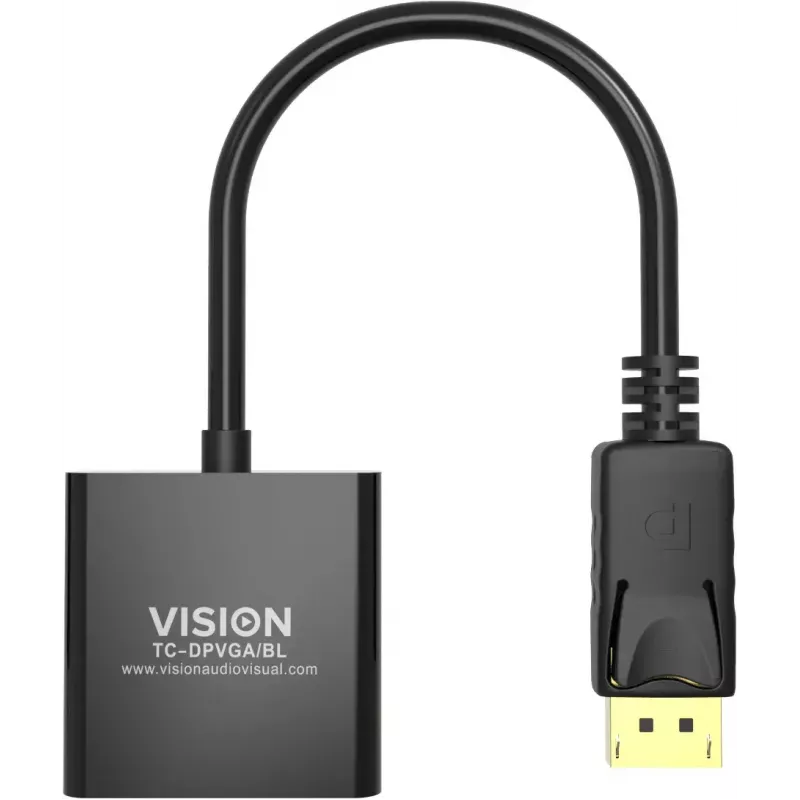 Video adapter DisplayPort VGA Vision TC-DPVGA/BL