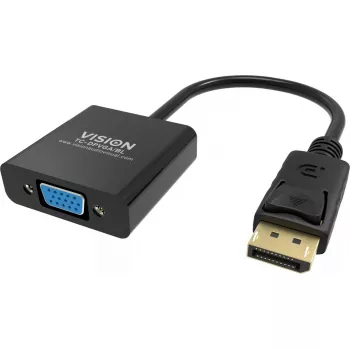 Video adapter DisplayPort VGA Vision TC-DPVGA/BL