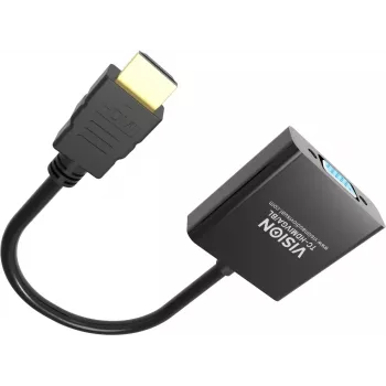 Videokaabli adapter Vision TC-HDMIVGA/BL