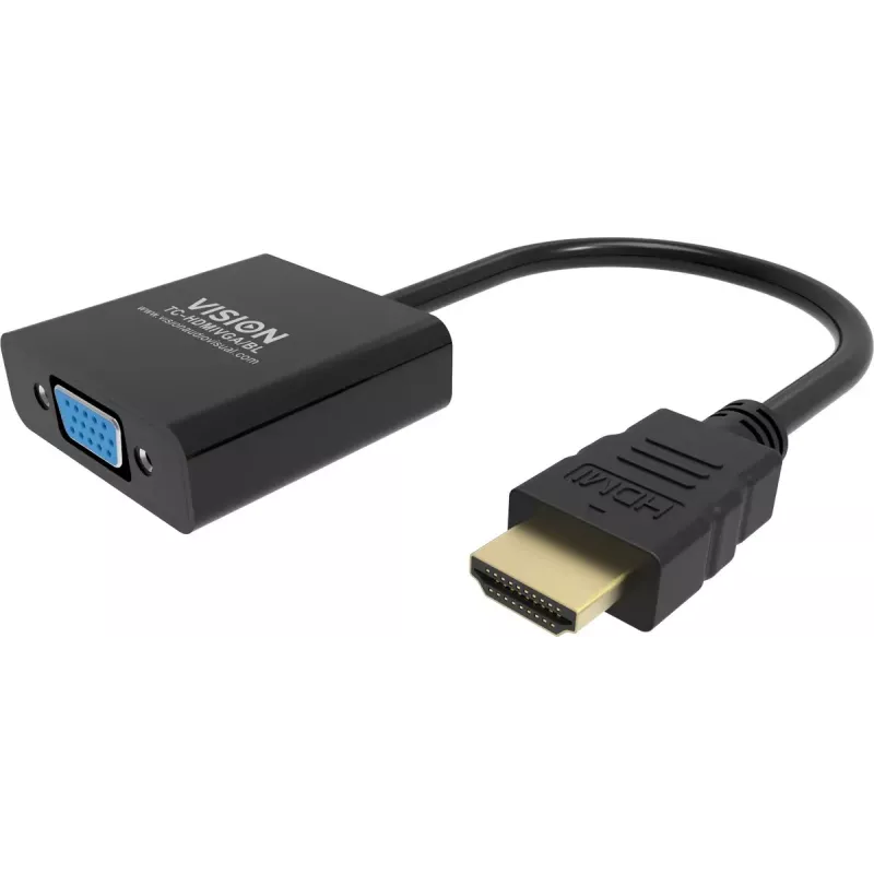 Videokaabli adapter Vision TC-HDMIVGA/BL