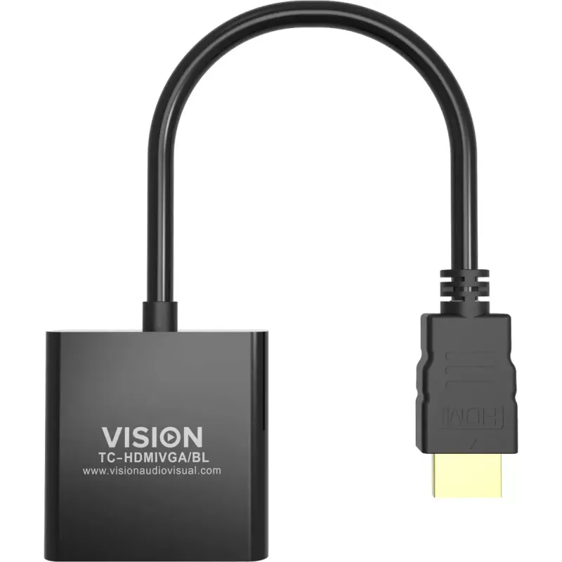 Videokaabli adapter Vision TC-HDMIVGA/BL
