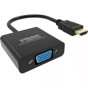 Videokaabli adapter Vision TC-HDMIVGA/BL