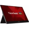 Viewsonic TD1655 arvutimonitor 39,6 cm (15,6 tolli) 1920 x 1080 pikslit Full HD LED puuteekraan mitme kasutajaga Must, Hõbedane