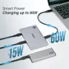 Edimax TD-405BP sülearvuti dokk/pordi paljundaja juhtmega Thunderbolt 4 60W