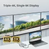 Edimax TD-405BP sülearvuti dokk/pordi paljundaja juhtmega Thunderbolt 4 60W