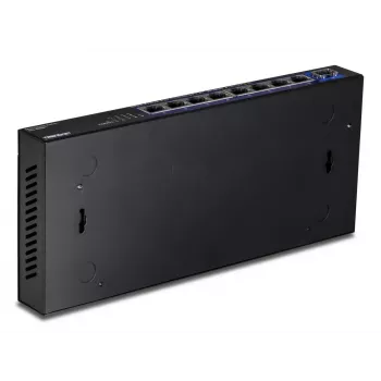 Haldamata võrgukommutaator TRENDnet TEG-S5091 — 8× 2.5G RJ-45 porti, 60 Gbit/s, 12 V, seinale kinnitatav