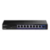 Haldamata võrgukommutaator TRENDnet TEG-S5091 — 8× 2.5G RJ-45 porti, 60 Gbit/s, 12 V, seinale kinnitatav