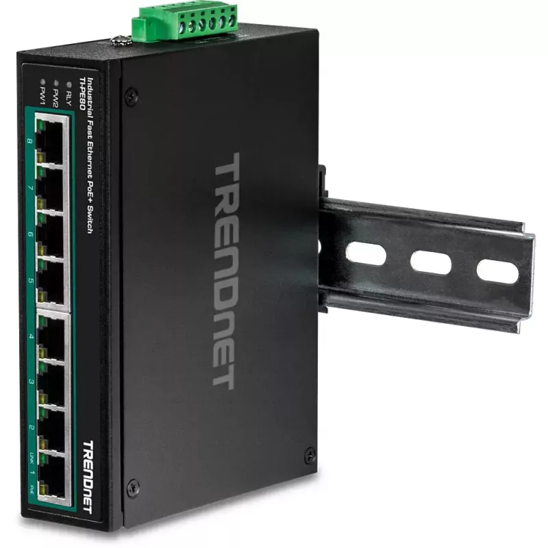 Mittehallitav kommutaator Trendnet TI-PE80