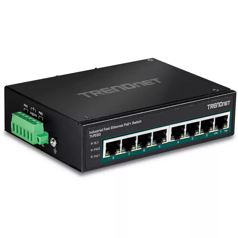 Mittehallitav kommutaator Trendnet TI-PE80