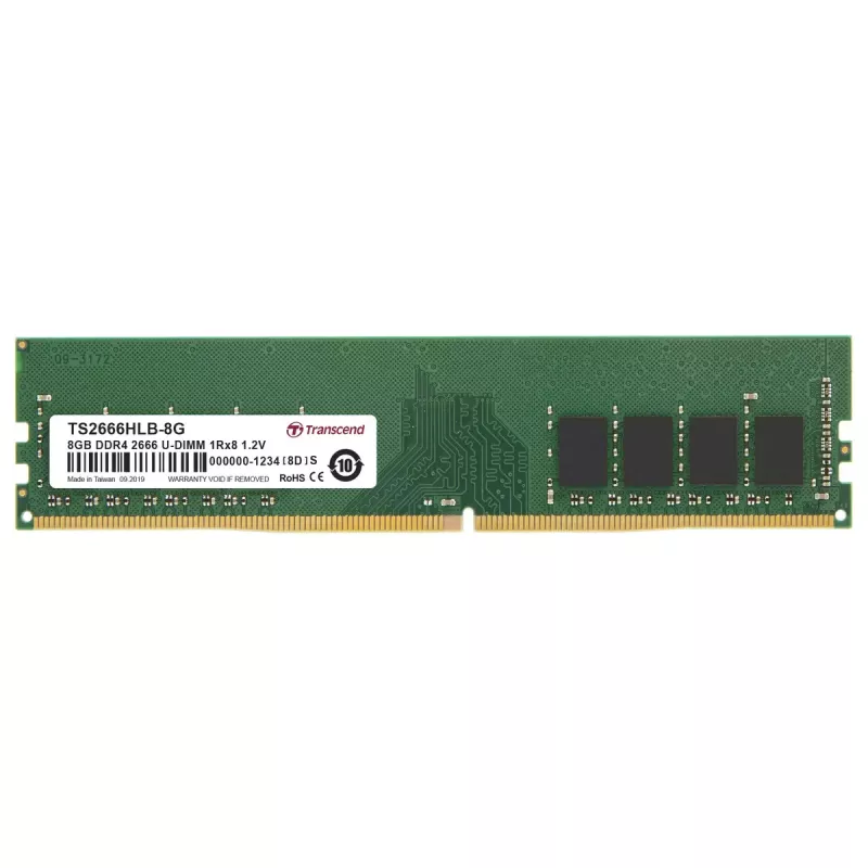 Transcend DDR4-2666 U-DIMM 8GB 2666MHz mälumoodul