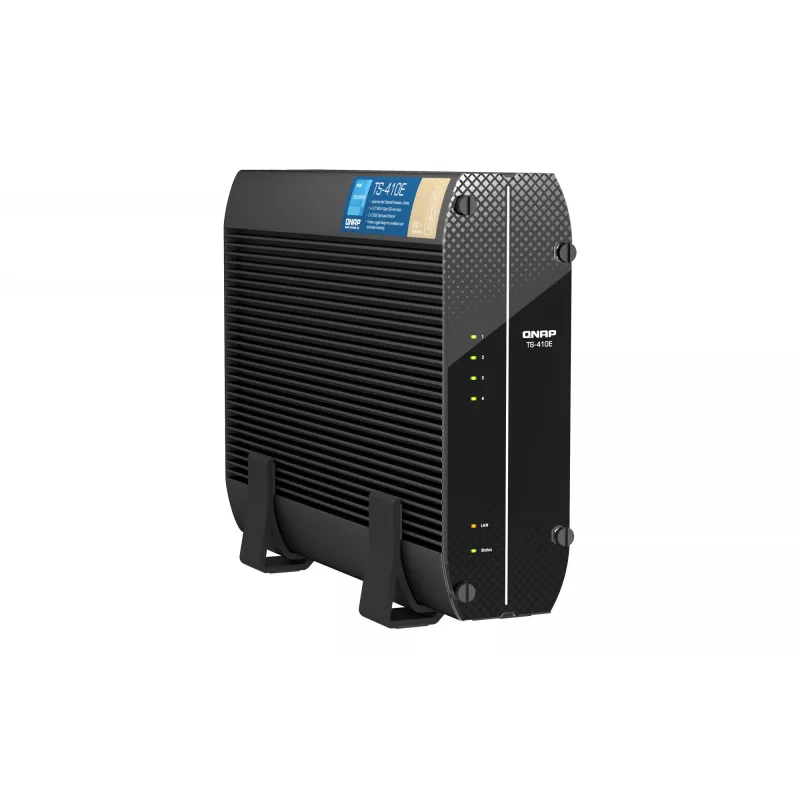 QNAP TS-410E NAS Tower Intel® Celeron® J6412 8 GB 0 TB QNAP QTS Must