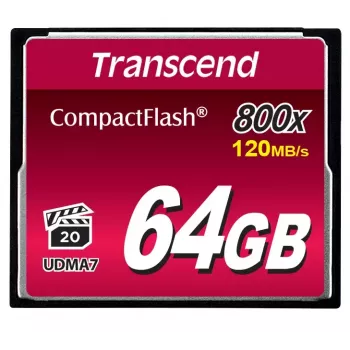 Transcend 64 GB CompactFlash 800x TS64GCF800