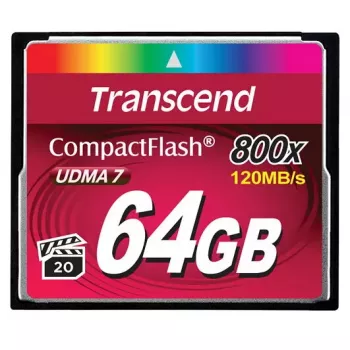 Transcend 64 GB CompactFlash 800x TS64GCF800