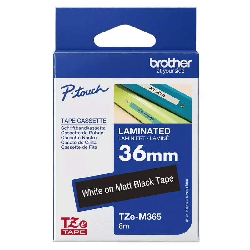 Brother TZE-M365 sildivalmistuslint valge mustal