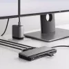 Dokk ALOGIC U1CAD-SGR juhtmega USB 3.2 Gen 1 USB-C hall 85 W