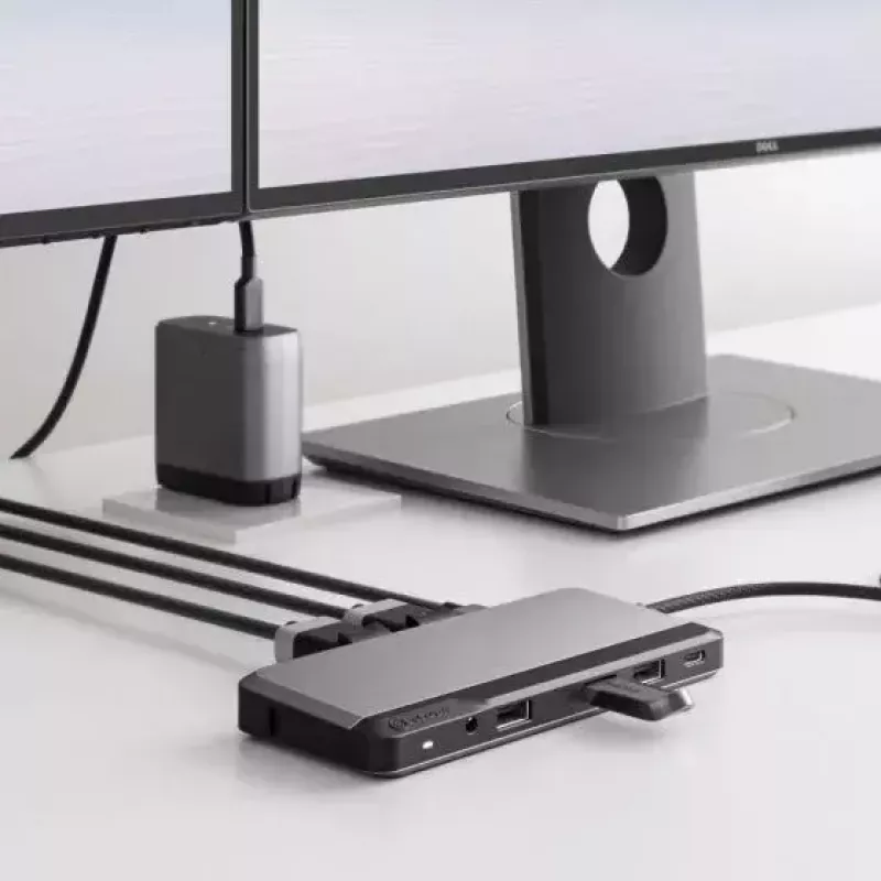 Dokk ALOGIC U1CAD-SGR juhtmega USB 3.2 Gen 1 USB-C hall 85 W