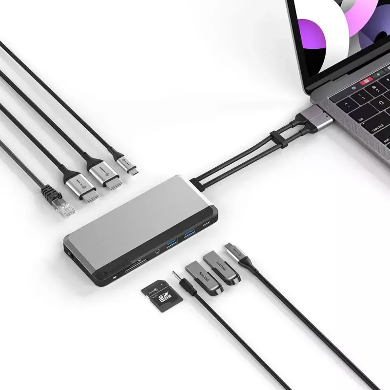 Dokkimisjaam ALOGIC 10-ühes kahekordse USB-C Super Dock
