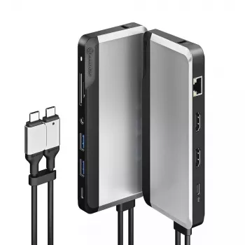 Dokkimisjaam ALOGIC 10-ühes kahekordse USB-C Super Dock