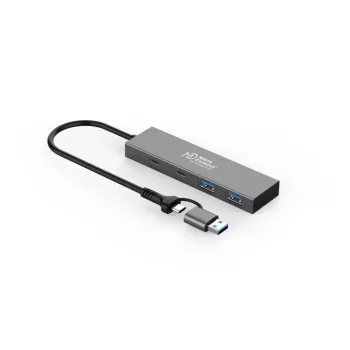 Microconnect UC0066-5G-USB-C-4IN1 liidesejaotur USB-C 4 porti