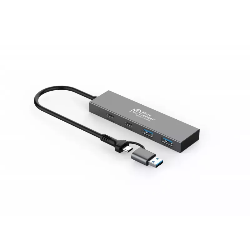 Microconnect UC0066-5G-USB-C-4IN1 liidesejaotur USB-C 4 porti