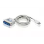 ATEN USB-paralleelprinteri kaabel UC1284B valge USB-tüüp A C-36