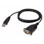 ATEN UC232AF USB Type-A RS-232 must 1,2 m kaabel