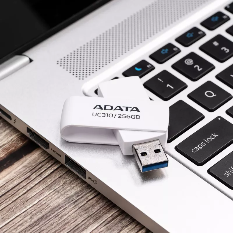 ADATA UC310 USB-mälupulk 256 GB USB Type-A 3.2 Gen 1 (3.1 Gen 1) Valge