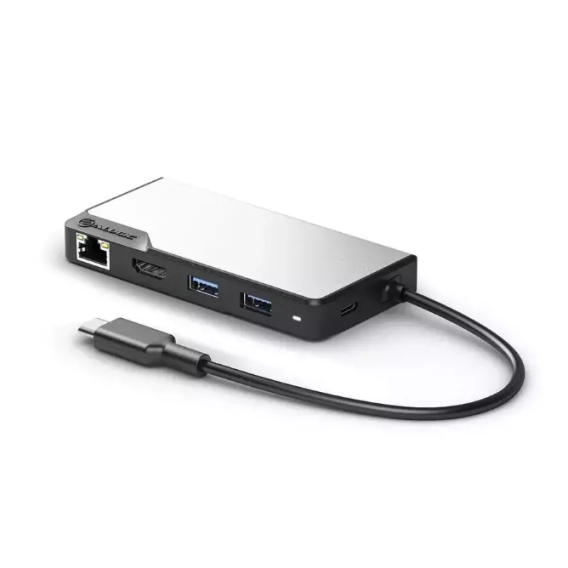 ALOGIC USB-C Fusion ALPHA 5-in-1 Hub V2 USB 3.2 Gen 1 USB-C HDMI RJ-45