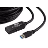 ATEN USB 3.2 Gen1 pikenduskaabel 10 m USB A USB C-le Must