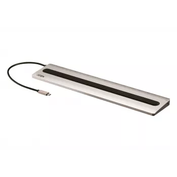 ATEN USB-C multipordi dokk toiteläbipääsuga