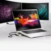 ATEN USB-C multipordi dokk toiteläbipääsuga