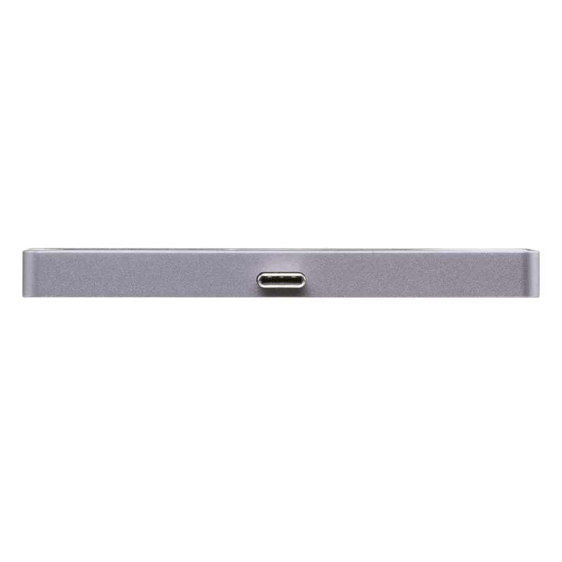 ATEN USB-C reisidokk võimsuse läbipääsuga, universaalne, USB USB-C, must, hõbedane